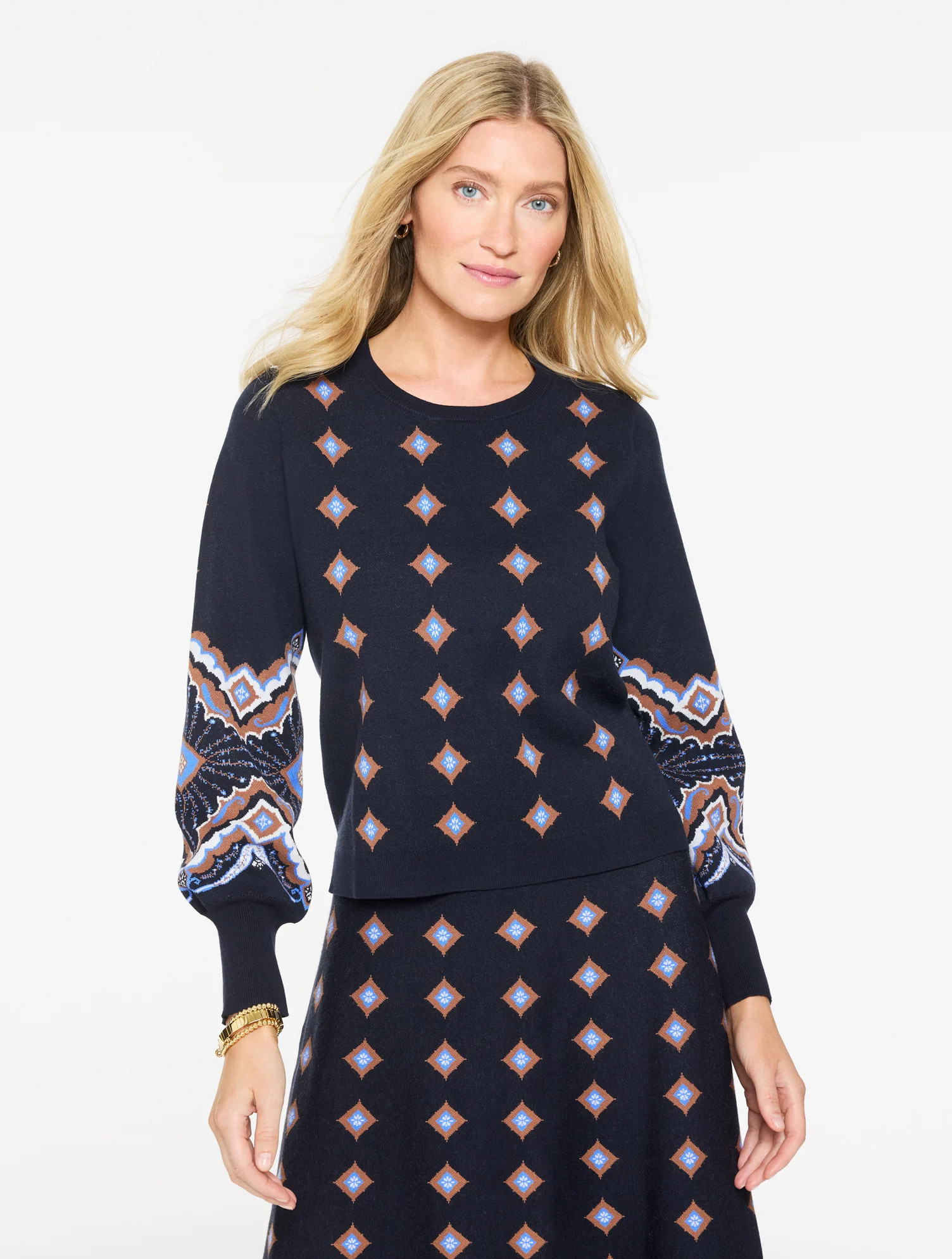 Floral Embroidered Sweater | Talbots