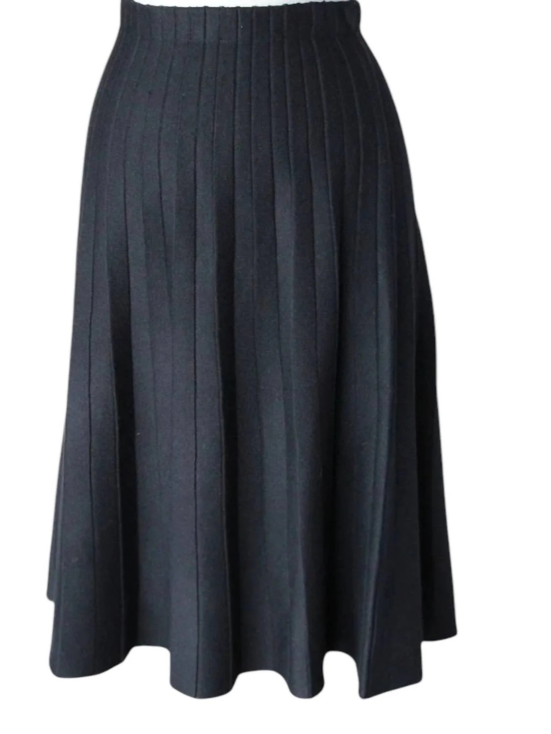 Women's Knit Midi Skirt In Black | Shop Simon