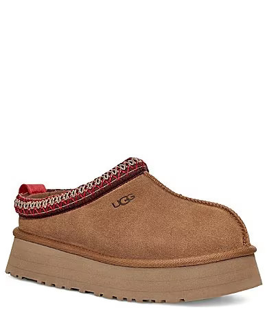 UGG Tazz Suede Platform Clog Slippers - 10 | Dillard's
