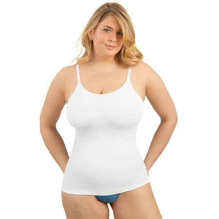 Shapermint Core Shapewear Cami – Comfortable Waist Shaping Tank for Women Seamless Fit & Light Support Sizes S to 4XL | Walmart (US)