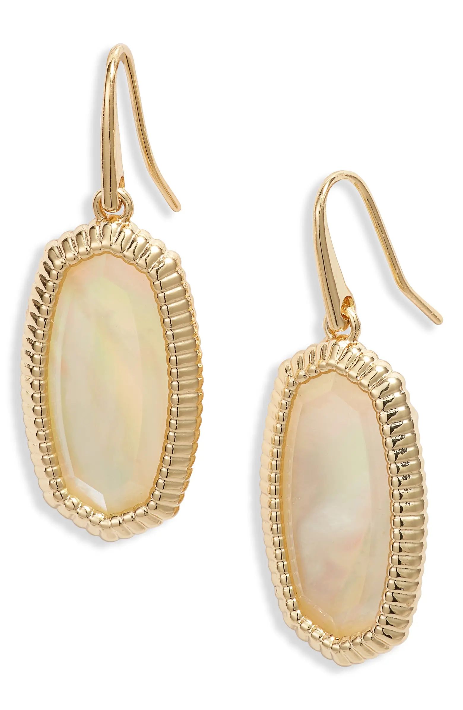 Dani Ridge Frame Drop Earrings | Nordstrom