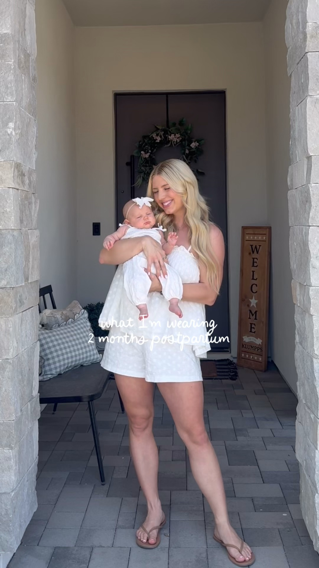 What I’m wearing 2 months postpartum 🤍

#LTKmomlife