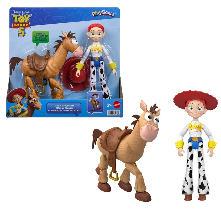 Disney and Pixar Toy Story 5 Jessie & Bullseye Playscale 7 Inch Action Figures 2 Pack | Walmart (US)