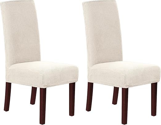 H.VERSAILTEX Stretch Dining Chair Covers Set of 2 Chair Covers for Dining Room Parsons Chair Slip... | Amazon (US)