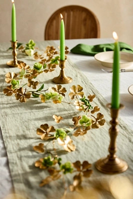 Golden Clover Iron Garland | Anthropologie (US)