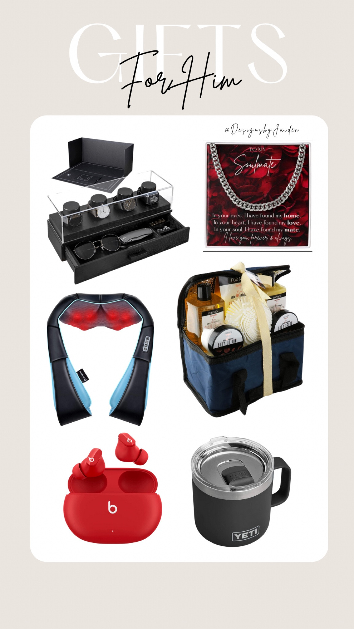 Valentines Day Gifts For Him ❤️ Click below to shop!! ✨ Follow me for daily finds ☁️ #founditonamazon #amazon #etsy #etsyseller #etsyjewelry #valentine #valentinesday #giftsforhim #giftsforboyfriend #valentinesdaygifts 
Valentine’s Day, Valentine’s Day necklace, Valentine’s Day outfit, Valentine’s Day gifts for him, gifts for him, gifts for boyfriend, Valentine’s Day gift basket, valentines basket, Valentine’s Day basket, Valentine’s Day basket for boyfriend, Valentine’s Day basket for husband, anniversary gift, anniversary gift for husband, ray bans, ray bans sunglasses, soulmate necklace, to my soulmate, soulmate jewelry, Etsy, Etsy jewelry, small business, where it all started map, gold chain, adventure book, cute gifts for boyfriend, cute gift ideas, birthday gift ideas, birthday gifts for boyfriend, birthday gifts for husband, birthday gifts for dad, birthday gifts for him, anniversary gifts for him, gifts Valentine’s Day, gift guide, gift ideas, gifts ideas for Valentine’s Day, gift ideas for him, gift ideas for boyfriend, gift ideas for his husband, beats earphones, men’s watch stand, men’s watch holder, watch stand, watch holder, bath set, men’s bath set, yeti, yeti cup, yeti thermos, back massager, gold necklace, chain necklace, men’s gold necklace 

#LTKGiftGuide #LTKSeasonal #LTKFind #LTKU #LTKmens #LTKstyletip #LTKunder50 #LTKunder100 #LTKsalealert #LTKcurves #LTKtravel #LTKitbag #LTKfit #LTKfamily