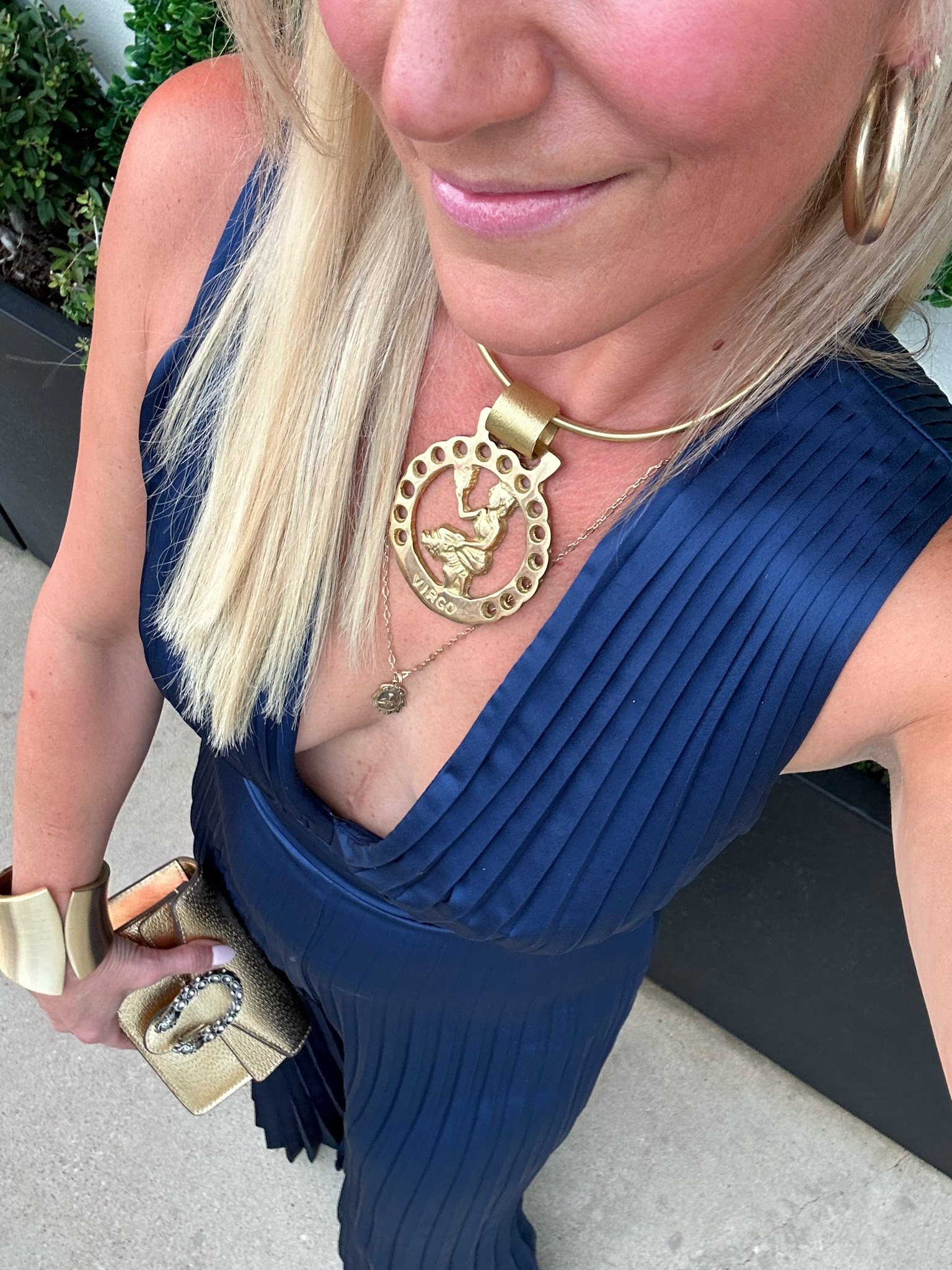 Love this pleated jumpsuit I wore for my bday dinner! Comes in multiple colors and is on sale! 

#LTKSaleAlert