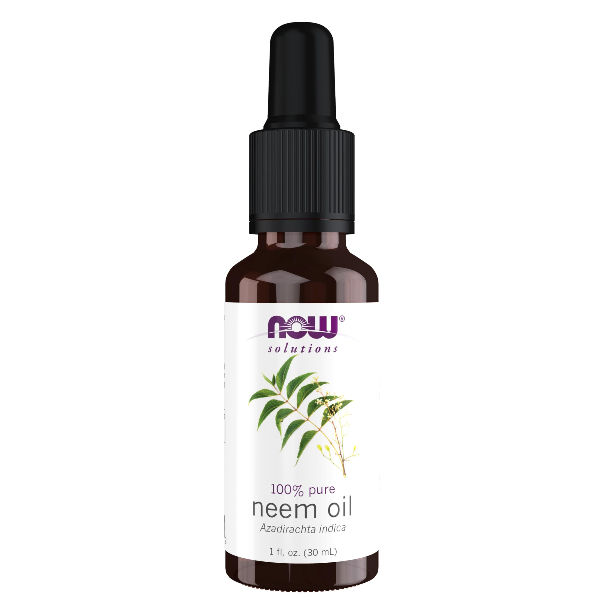NOW Foods Solutions, Neem Oil, 100% Pure, Made From Azadirachta Indica (Neem) Seed Oil, Natural R... | Amazon (US)