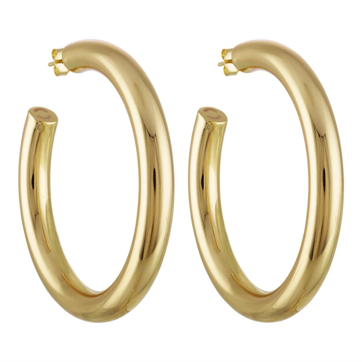 2.5" Perfect Hoops in Gold | Machete