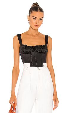 Miaou Agnes Corset in Black from Revolve.com | Revolve Clothing (Global)