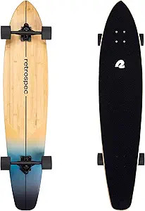 Retrospec Zed Longboard Skateboard Complete Cruiser | Bamboo & Canadian Maple Wood Cruiser w/ Rev... | Amazon (US)