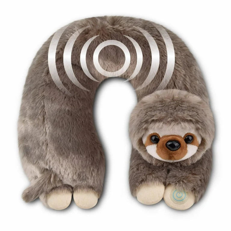 Health Touch Neck Massaging Massager Gift with Relaxing Vibration- Sloth - Walmart.com | Walmart (US)