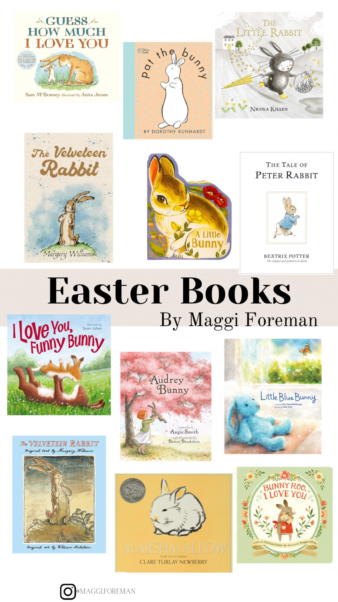 Easter books perfect for any playroom or nursery book shelf! Or add them to an Easter basket! 

#LTKfamily #LTKkids #LTKSeasonal