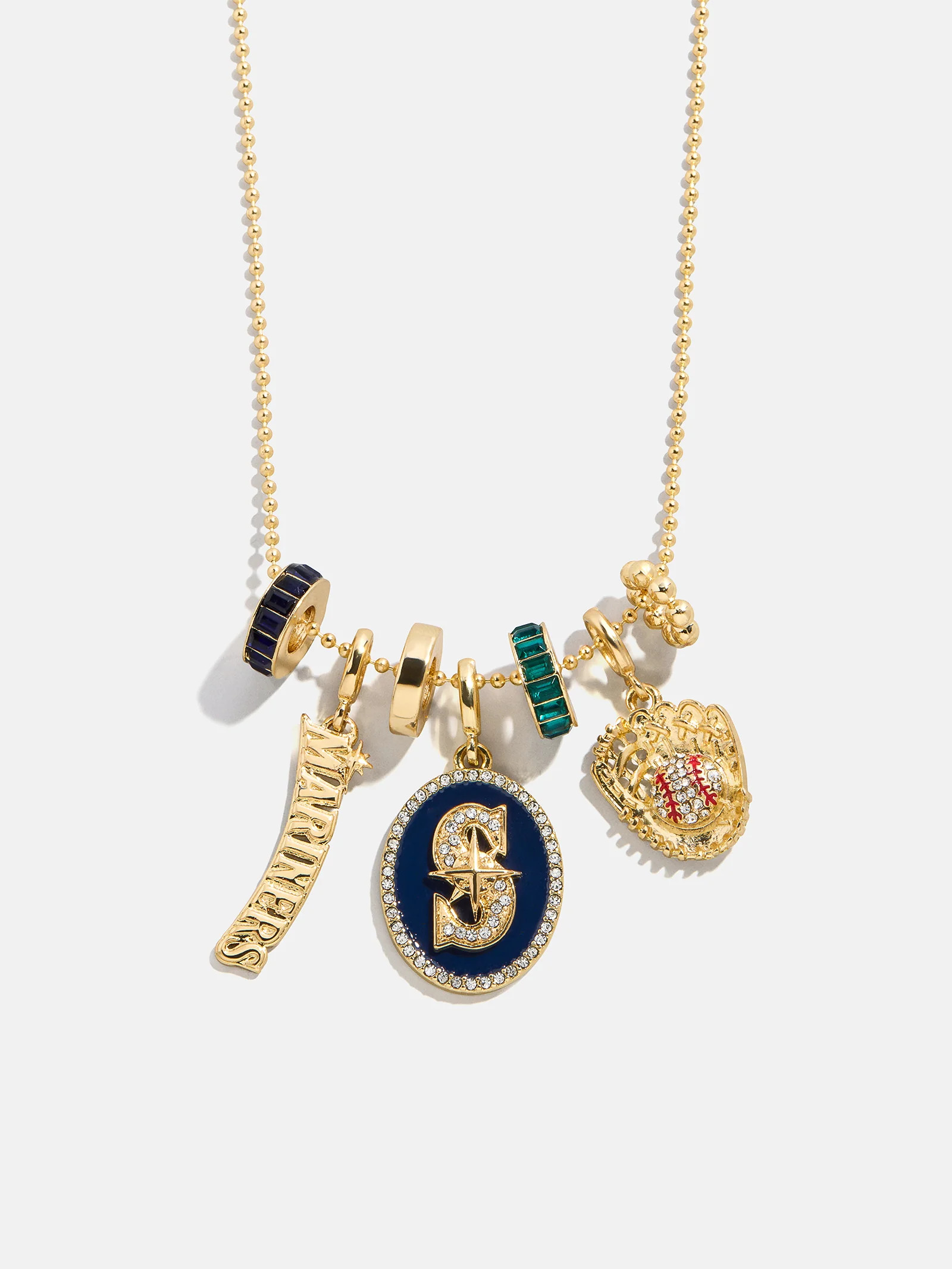 MLB Charm Necklace - Seattle Mariners | BaubleBar