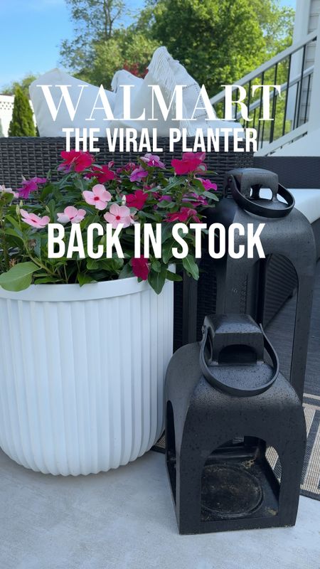 ‼️Back in stock ‼️ Walmart outdoor Walmart planter planters

#LTKxWalmart #LTKVideo #LTKSeasonal