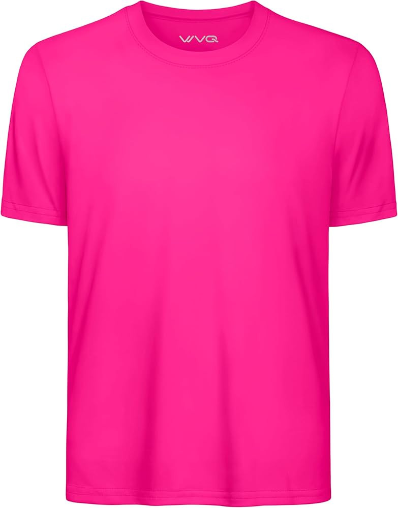 Boys Neon Shirt Youth UPF 50+ Dry Fit Athletic Short Sleeve Tops Tees Kids Rash Guard Neon Shirts... | Amazon (US)
