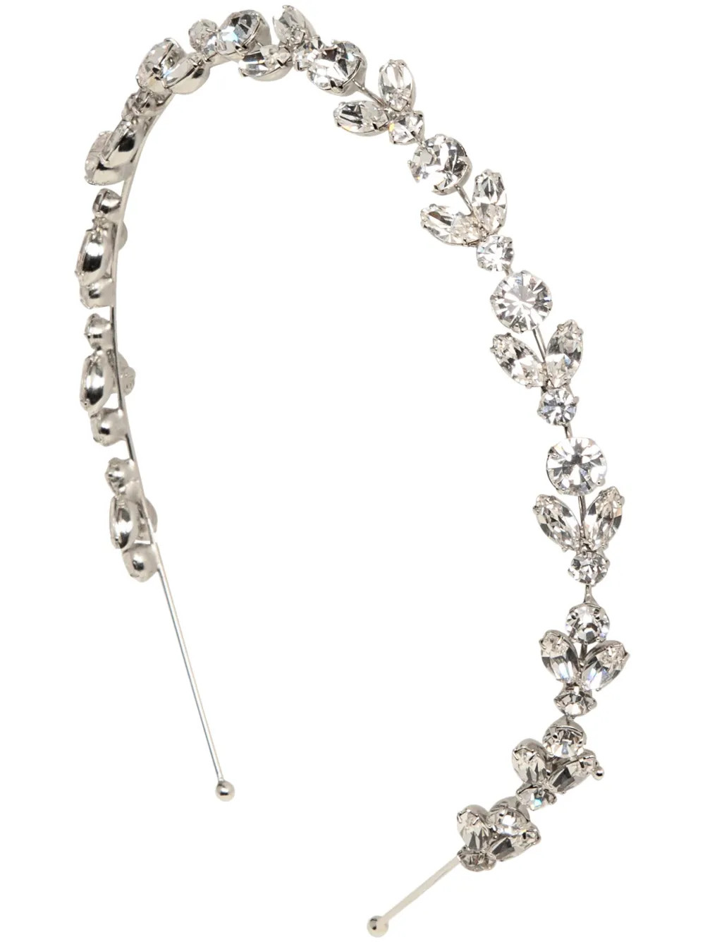Jennifer Behr Kyra crystal-embellished Headband | Silver | FARFETCH SI | Farfetch Global