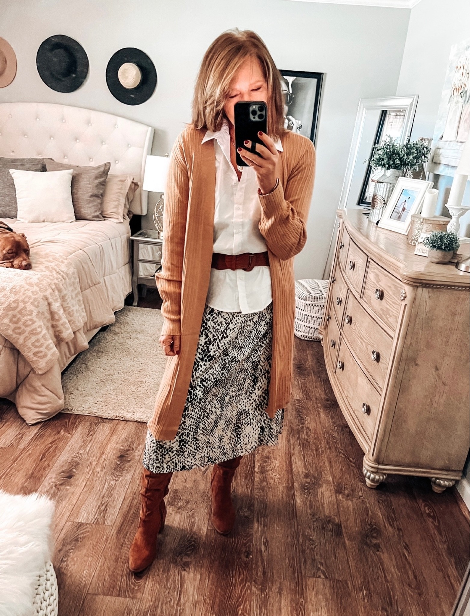 Loving this Time and Tru duster from Walmart! The slip skirt, boots, and button down shirt is all from Walmart as well. More colors and patterns, fits tts 

Walmart fashion, Walmart finds, Walmart outfits, work wear workwear outfit, business casual, fall outfits, fall outfit, cardigan, fashion over 40, trending 

#LTKunder50 #LTKworkwear #LTKstyletip