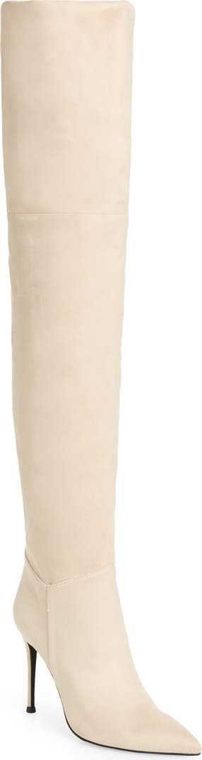 Jeffrey Campbell Pillar Over the Knee Boot White Boot Boots White Shoes Fall Shoes Fall Outfits 2022 | Nordstrom