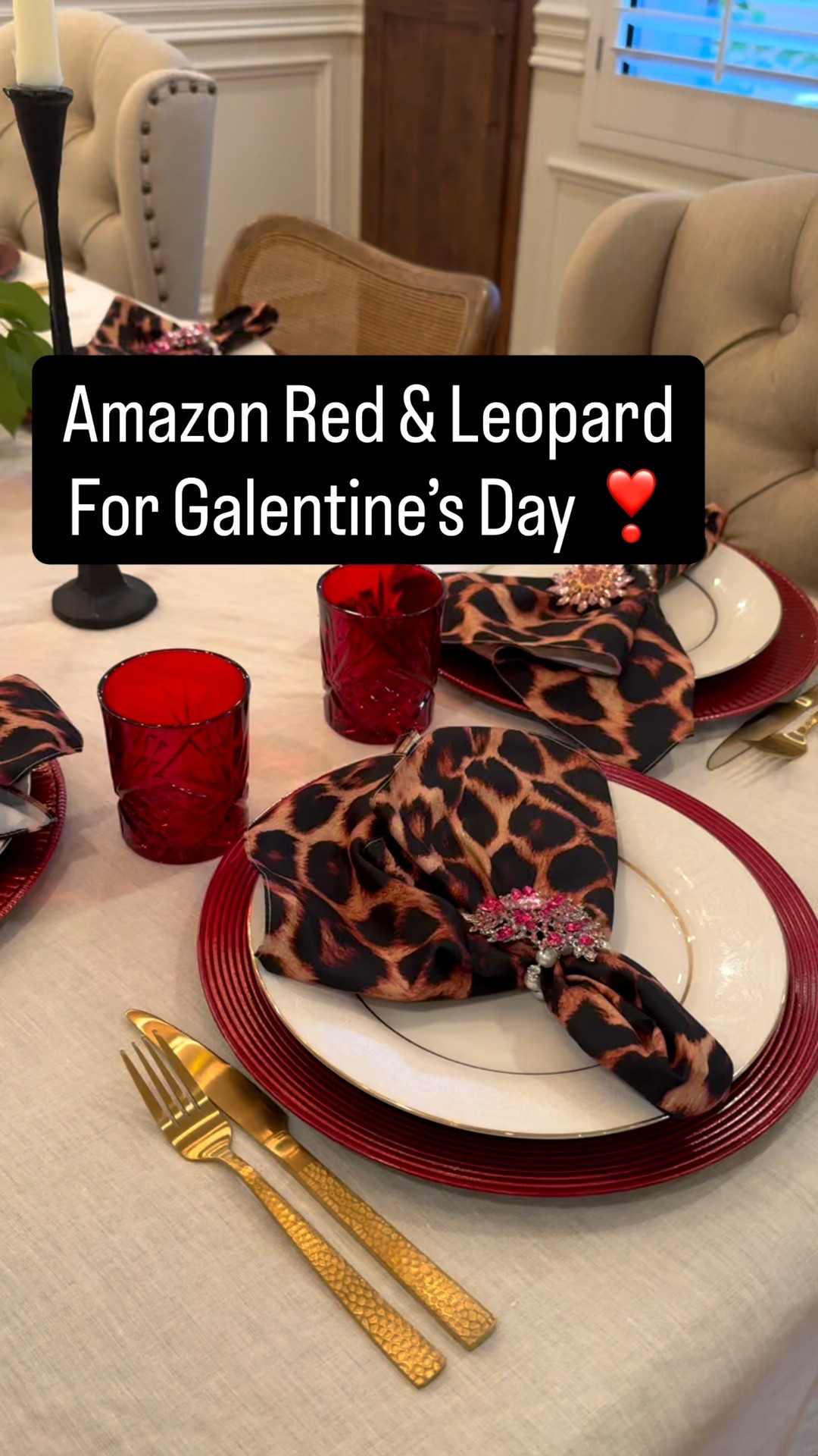 Red and Leopard for Galentine’s Day! 

So fun and the best part is everything is AMAZON! 

Stay tuned till the end to see how I incorporated my party favors into my table scape!!

#LTKHome #LTKValentine #LTKOver40