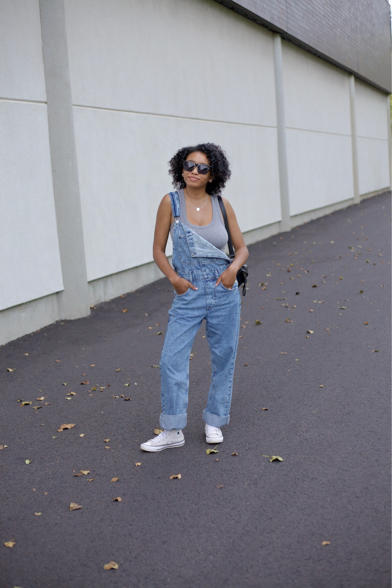 OVERALLS: size extra small
TANK: size extra small