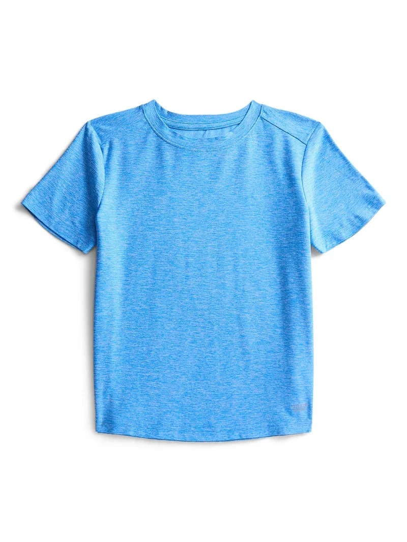 Athletic Works Boys Active ButterCore Knit Tee, Sizes 4-18 & Husky | Walmart (US)
