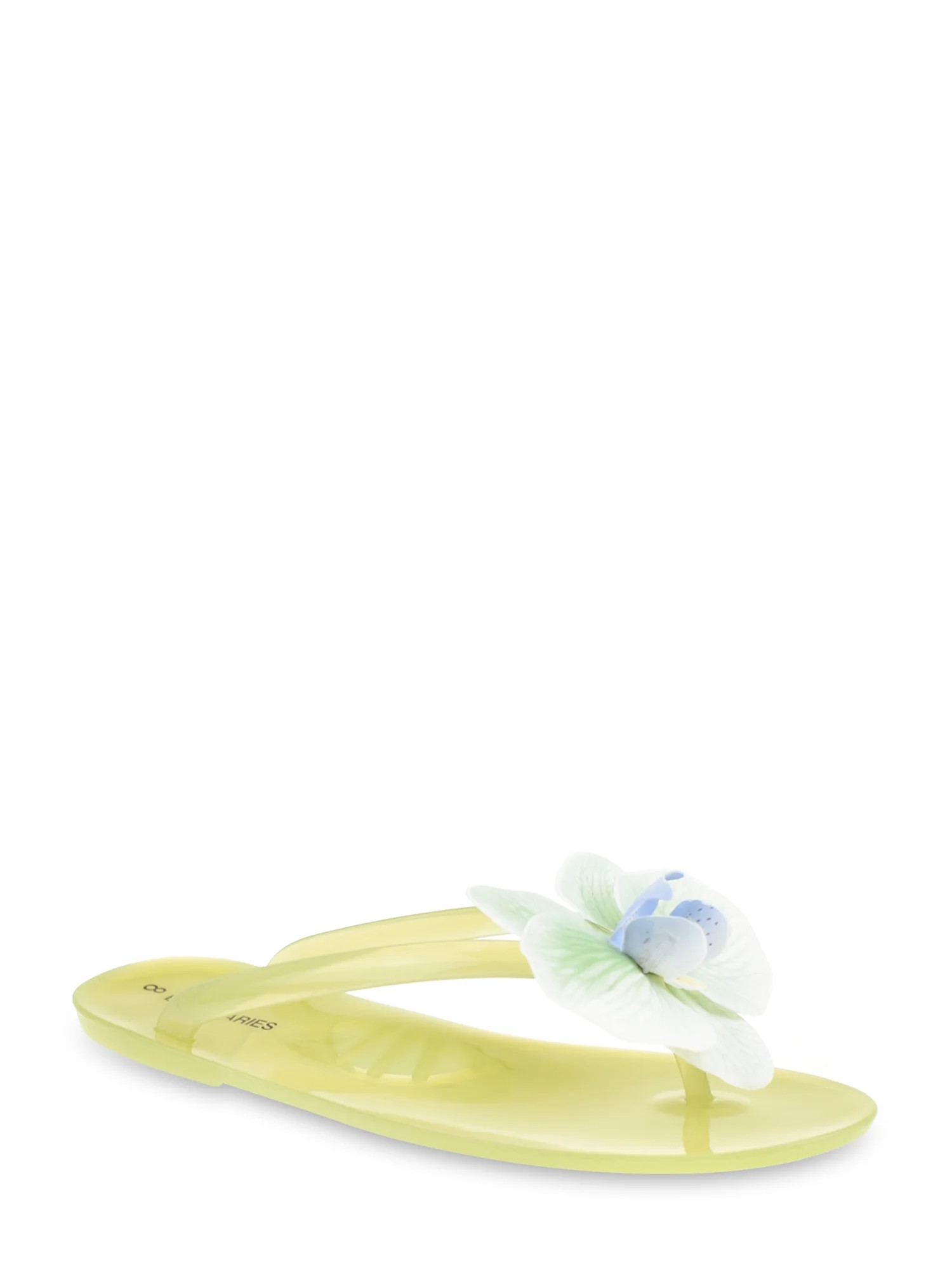 No Boundaries Flower Applique Sandal - Walmart.com | Walmart (US)