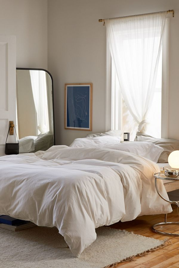 Washed Cotton Duvet Cover | Urban Outfitters (US and RoW)