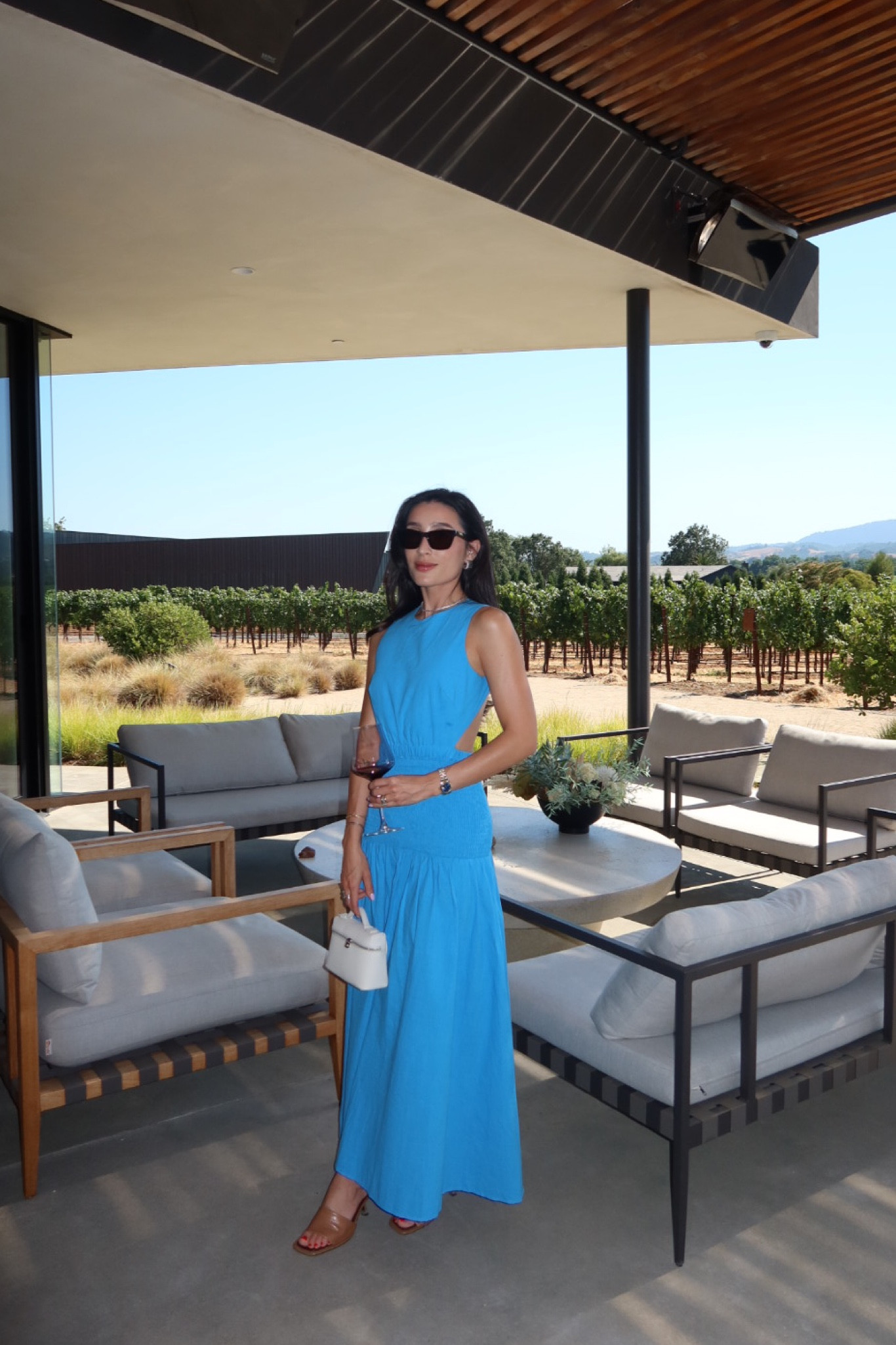 Wearing XS in the dress, paired with Zara heels. Sunglasses are Bottega from SSENSE last year!

#LTKItBag #LTKWedding #LTKFindsUnder100