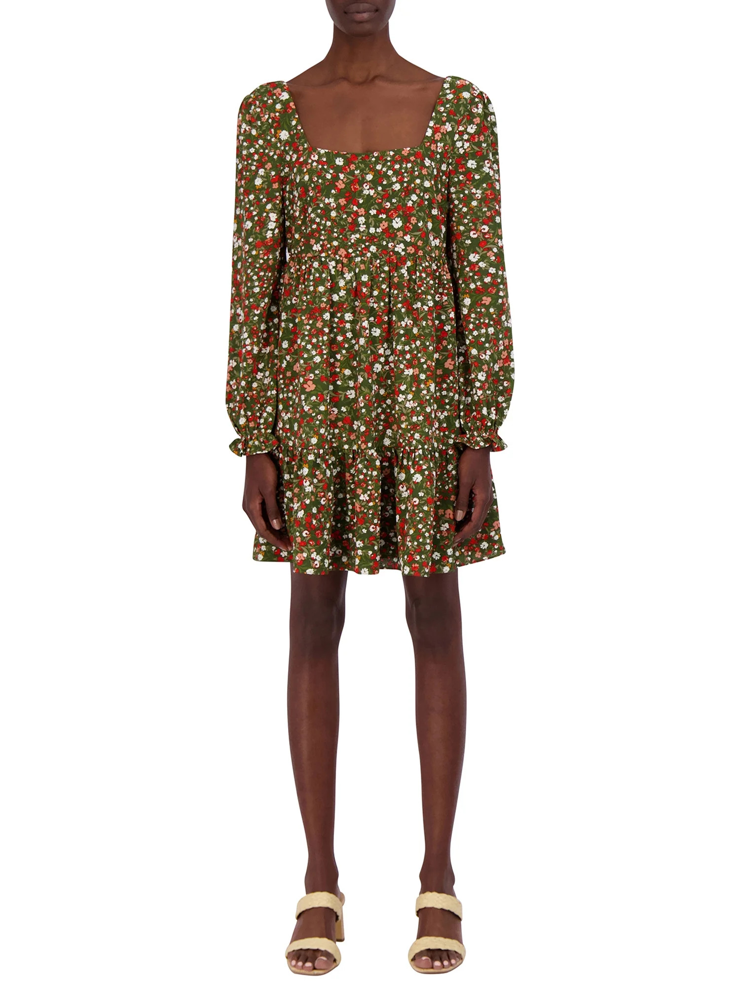 BCBG Paris Women's Square Neck Dress | Walmart (US)