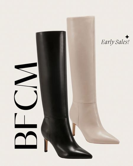 Marc Fisher knee-high boots are part of the Nordstrom early BFCM sale, and I can’t decide which color I like best — cream for “winter white” looks, or classic black?

#LTKsalealert #LTKHoliday #LTKCyberWeek
