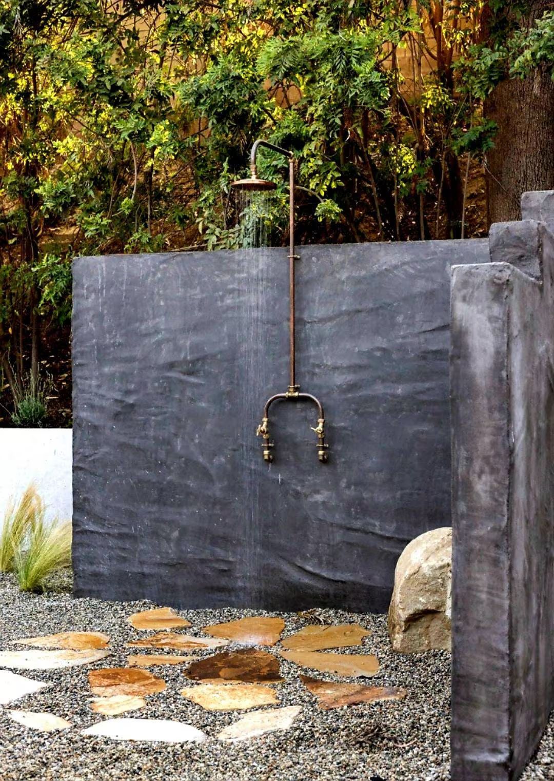 Bespoke 22mm/ 3/4" Solid Exposed Copper Pipe outdoor and indoor rainfall showers, Custom made to ... | Etsy (US)