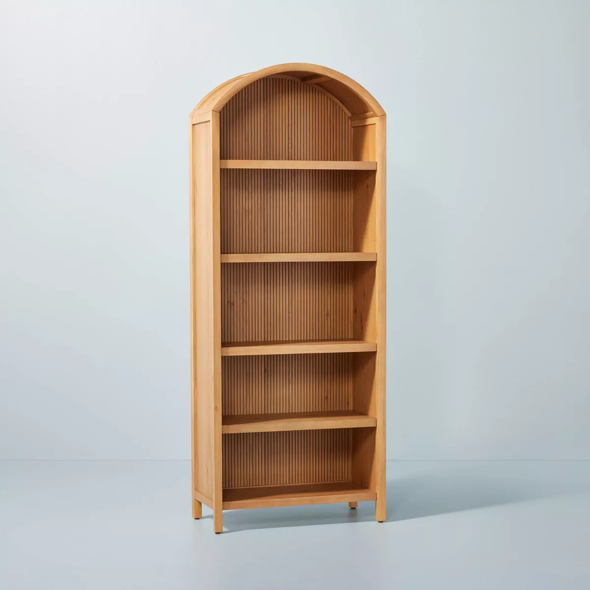 Grooved Wood Arch Bookcase - Hearth & Hand™ with Magnolia | Target