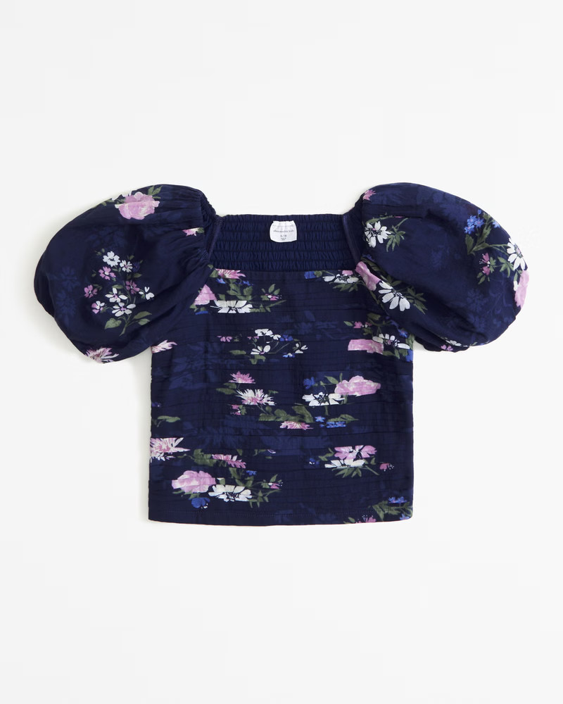 emerson puff sleeve top | Abercrombie & Fitch (US)