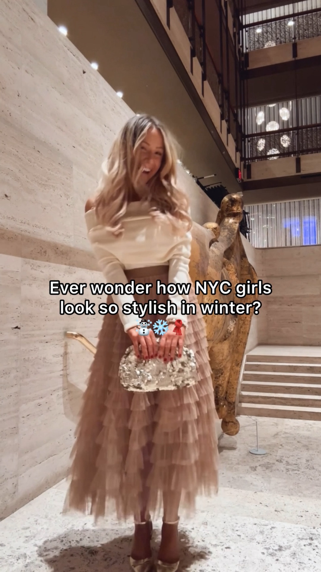 The outfit you walk in outside vs. inside ☃️❄️🧣