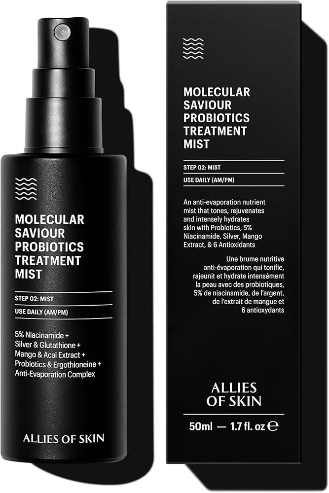 Allies of Skin Probiotic Face Mist | Toner Facial Mist to Minimize Pores | Probiotic Skincare for... | Amazon (US)