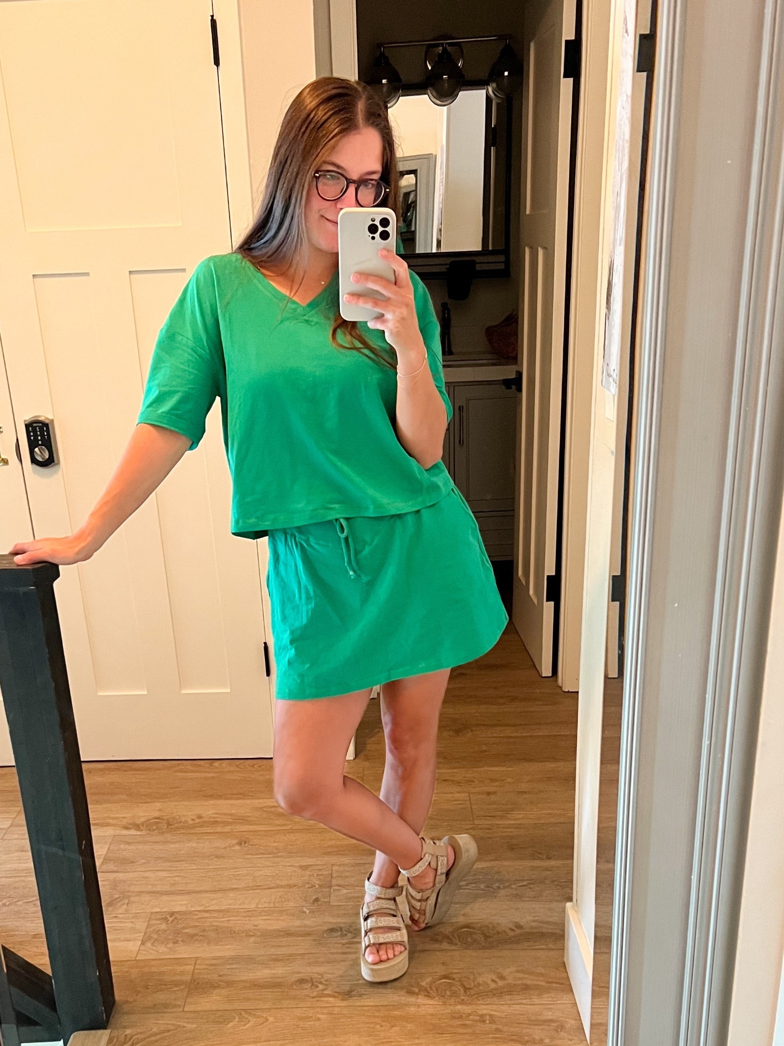 Amazon set! Runs big! So cute and comfortable  wearing a S. 

#LTKTravel #LTKFindsUnder100 #LTKFindsUnder50