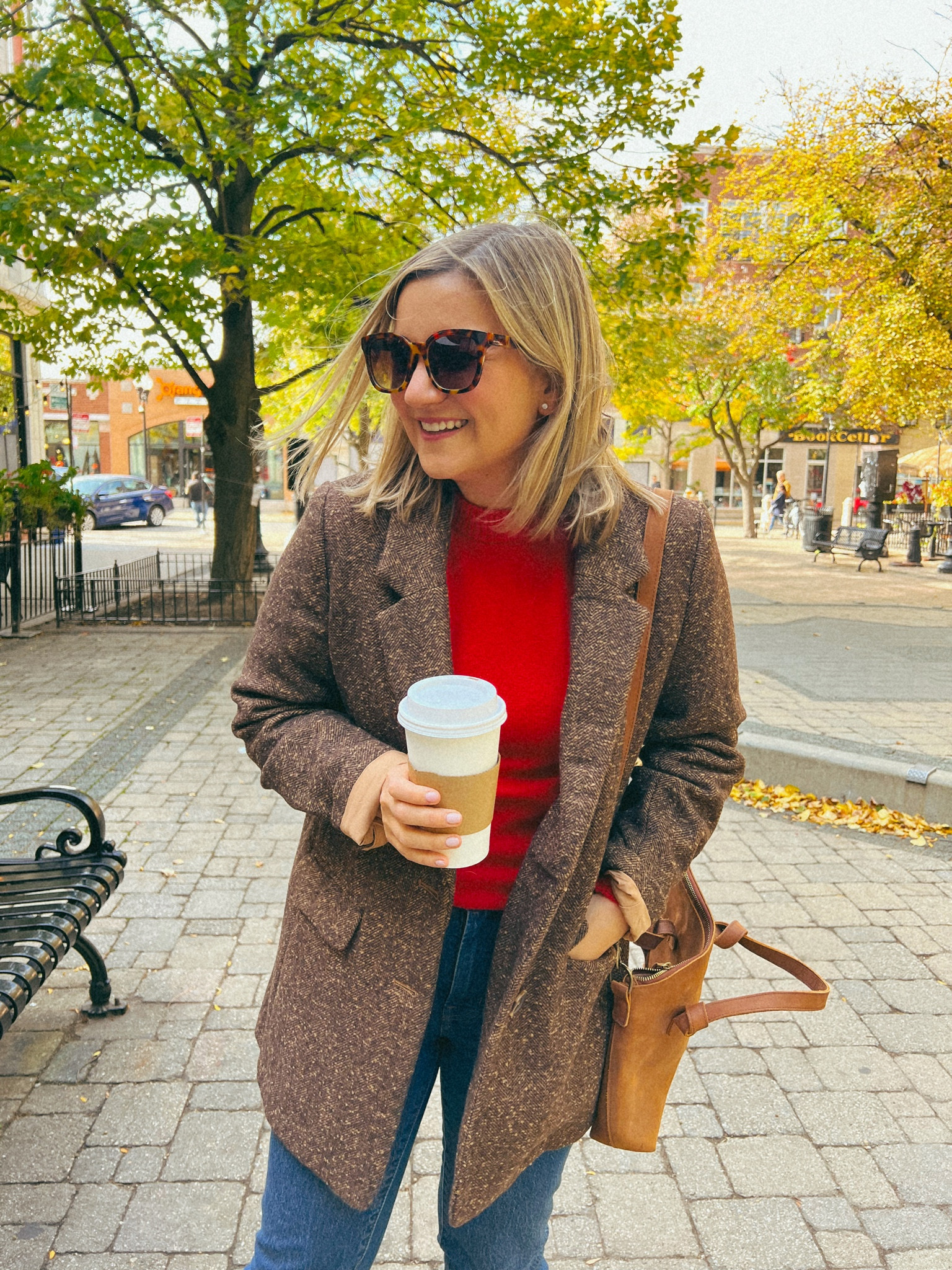 When Harry Met Sally inspired outfit ❤️
Blazer coat - size small and 50% off right now!!!
Red sweater - size XS (runs big!)
Jeans - petite 27

#LTKunder100 #LTKSeasonal #LTKsalealert