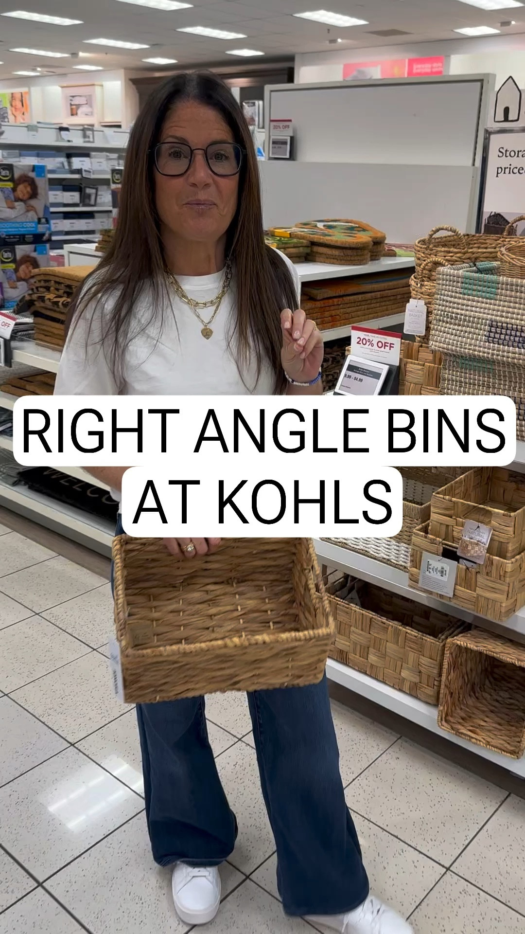 Wide selection of right angle bins at Kohls 

#LTKHome #LTKFamily
