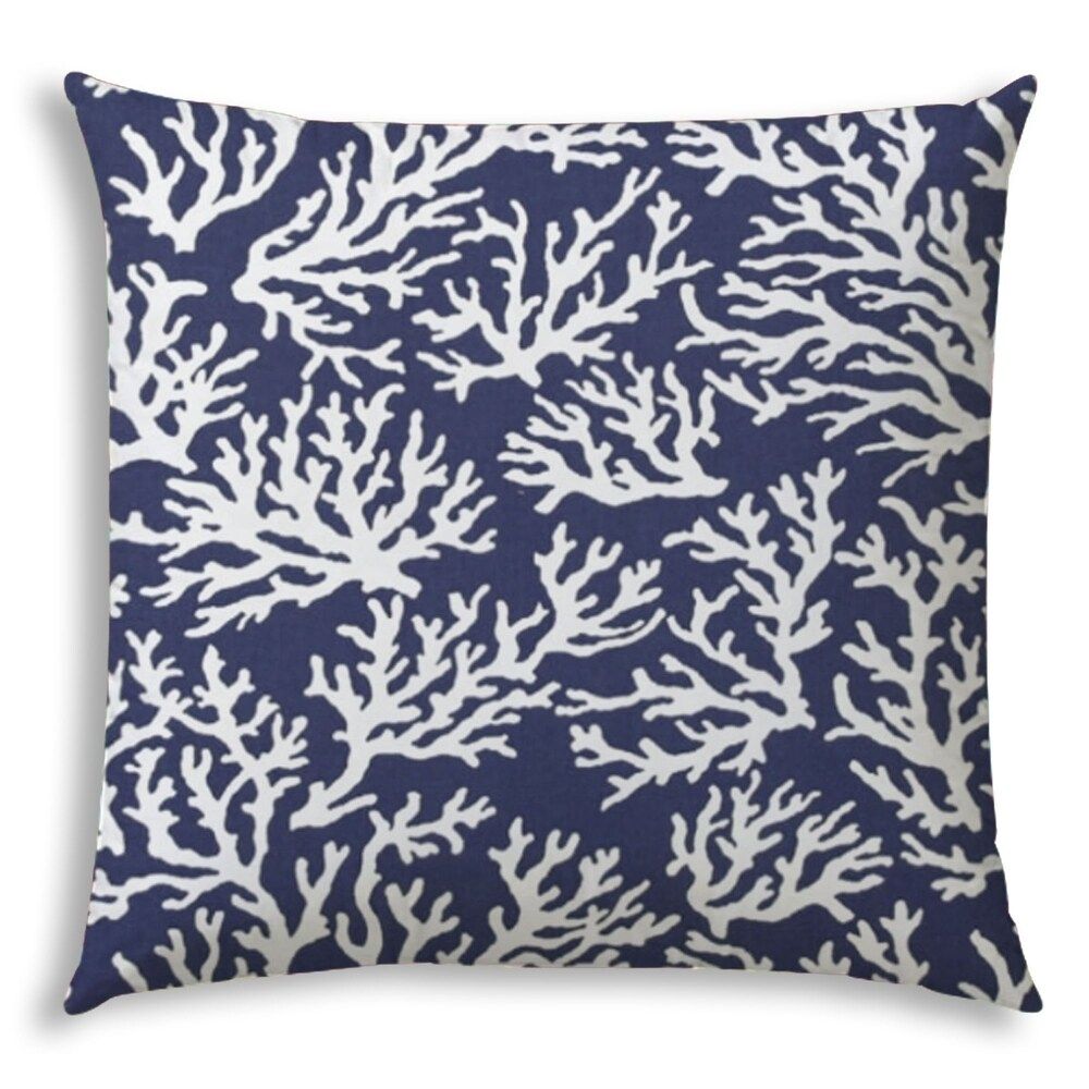 CORAL REEF Royal Indoor/Outdoor Pillow - Sewn Closure | Bed Bath & Beyond
