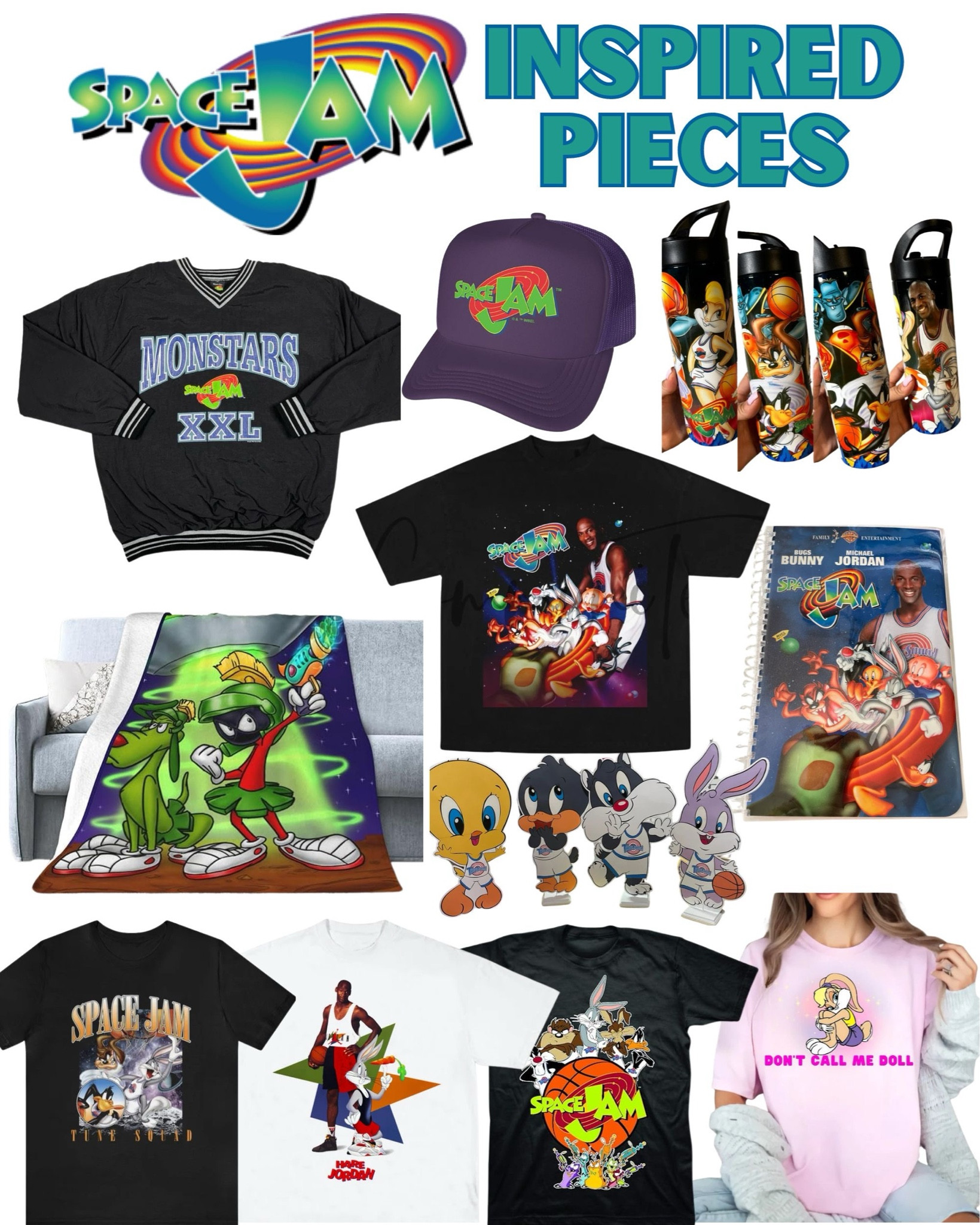 Space Jam pieces 
#spacejam #spacejampieces #nostalgia #nostalgic #millennial #millennials 