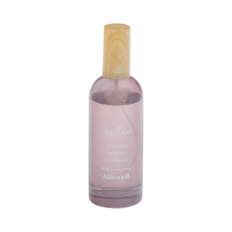 Allswell Relax (Lavender + Jasmine + Chamomile) Scented Room and Linen Spray 3.4 Fl Oz (100mL). | Walmart (US)