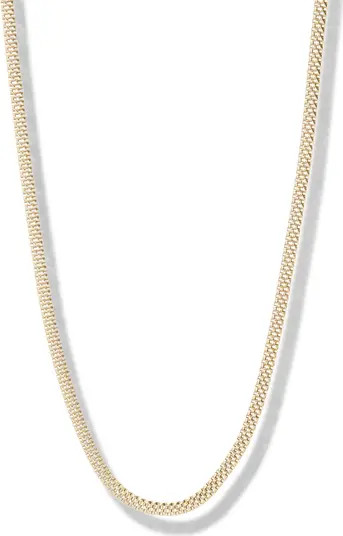 Argento Vivo Sterling Silver Mesh Chain Necklace | Nordstrom | Nordstrom