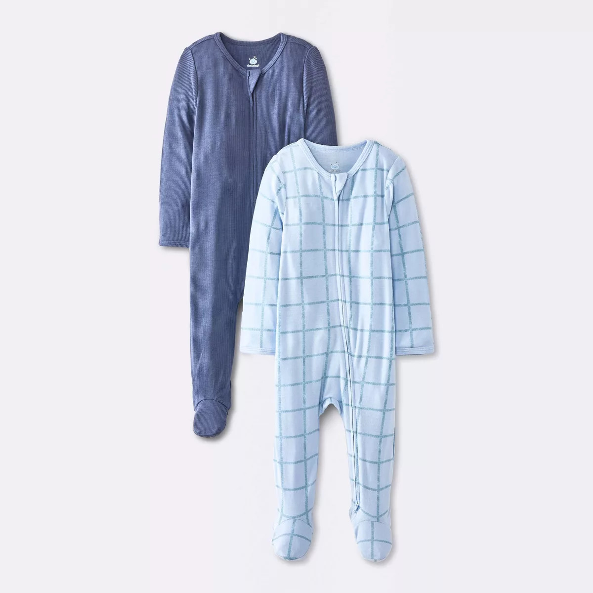 Baby Boys' 2pk Blue So Very Soft Modal Blend Sleep N' Play - Cloud Island™ Blue 3-6M | Target