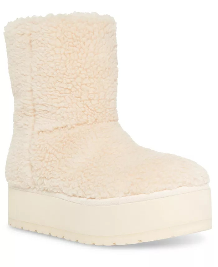 Edison Cozy Faux-Shearling Booties | Macy's