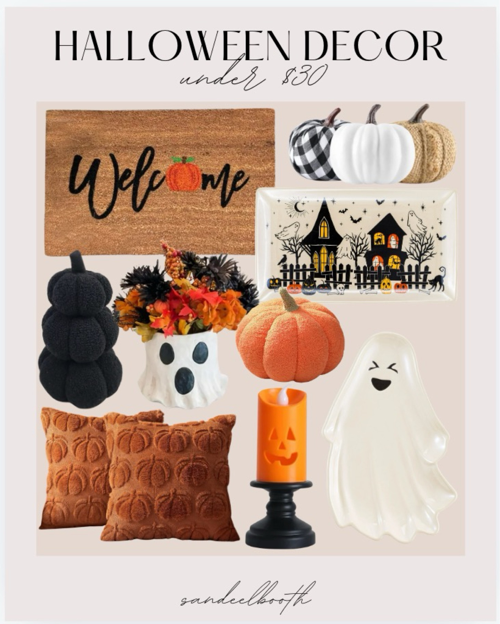 Walmart Halloween decor under $30!

Walmart home, fall home decor, fall throw pillows, Walmart finds, Walmart looks for less, Walmart hosting

#LTKHome #LTKFamily #LTKStyleTip