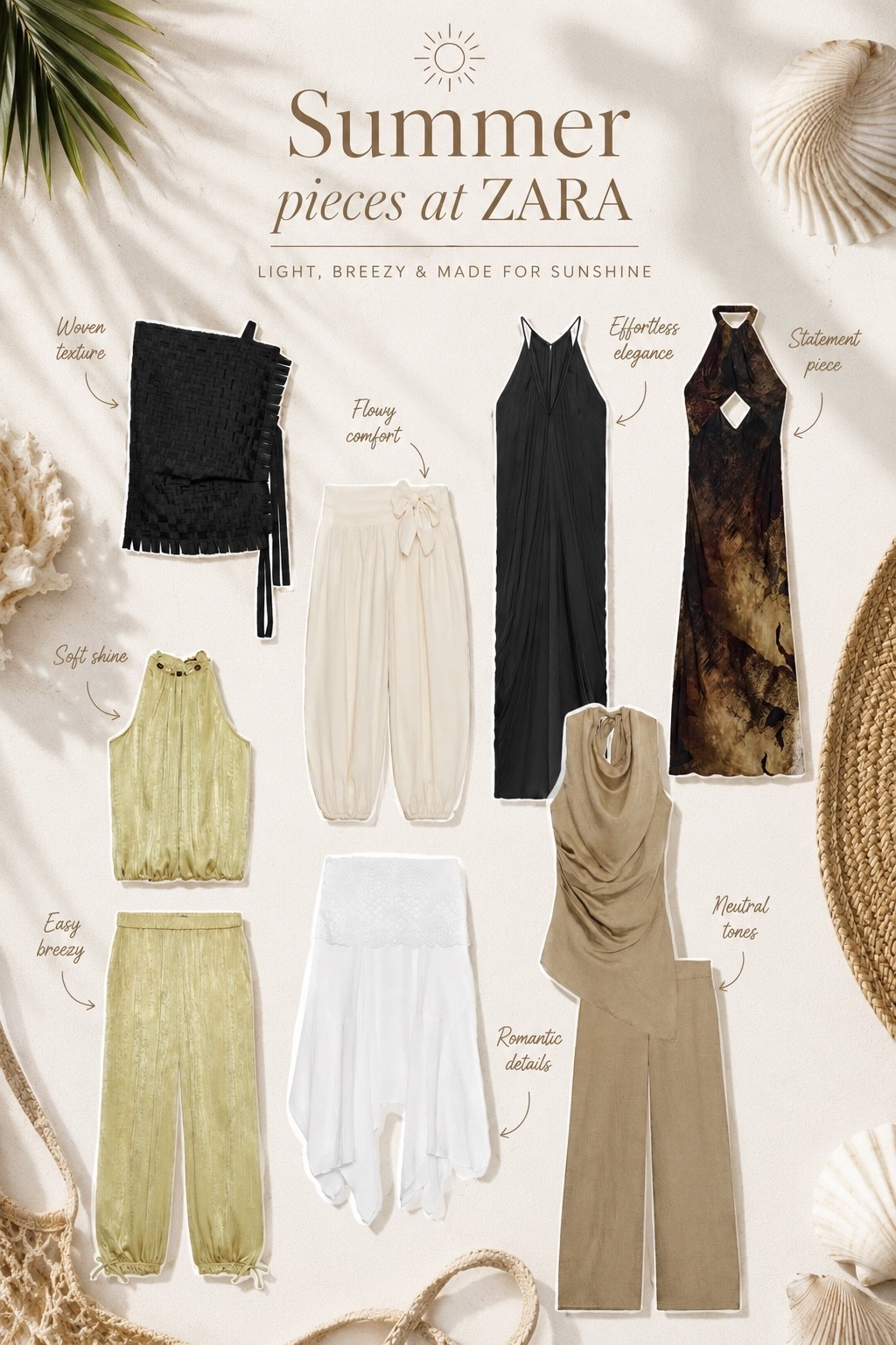 A curated selection of ZARA’s must-have summer pieces for an effortlessly stylish season. 🌿

#LTKdayinmylife #LTKootd #LTKSeasonal