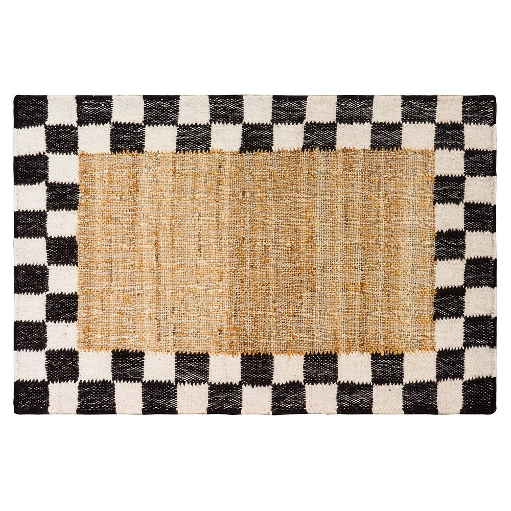 Check Jute Rug | MacKenzie-Childs
