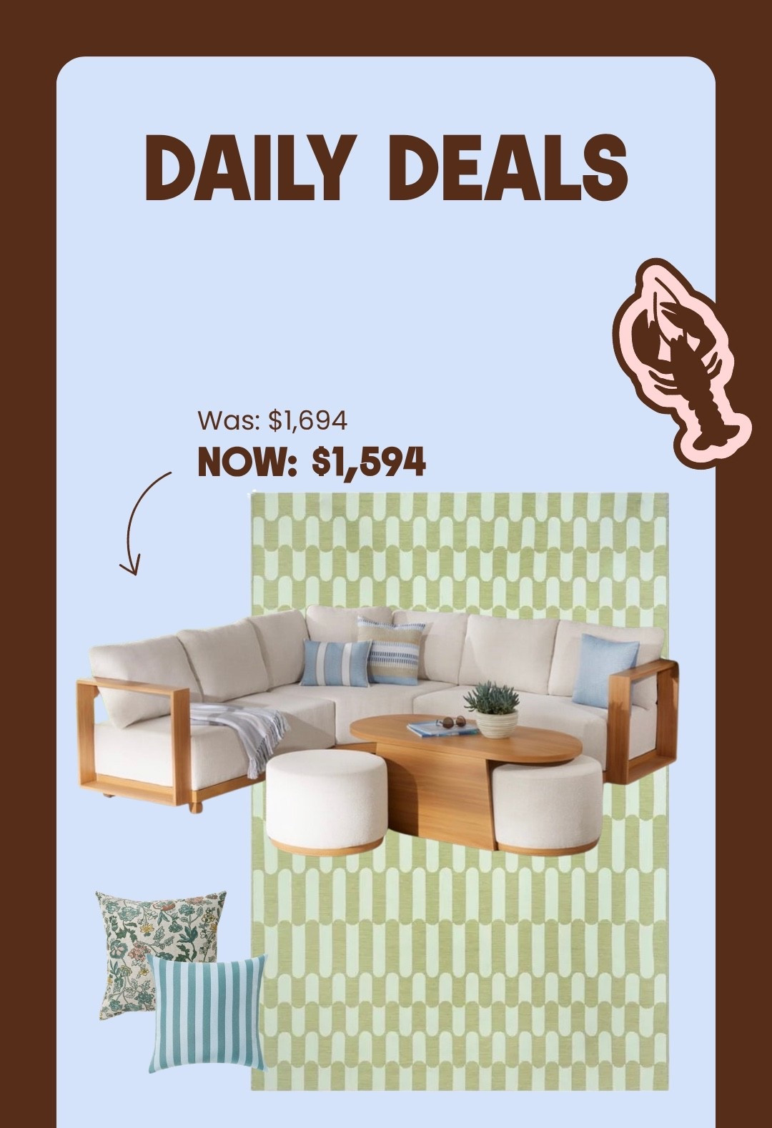My patio set is on sale!!! 😍🫶🏼👏