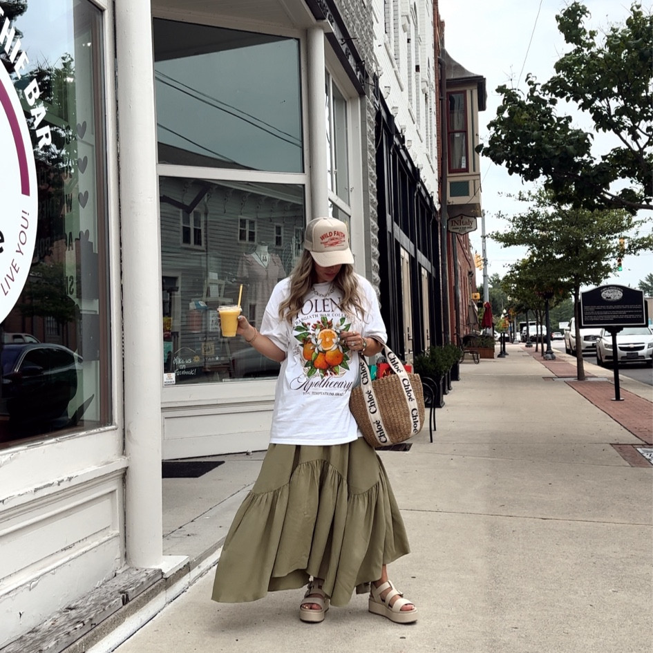 Started for the plot, stayed for the spice 🌶️✨

T-shirt XL
Skirt M
Hat is from a concert

